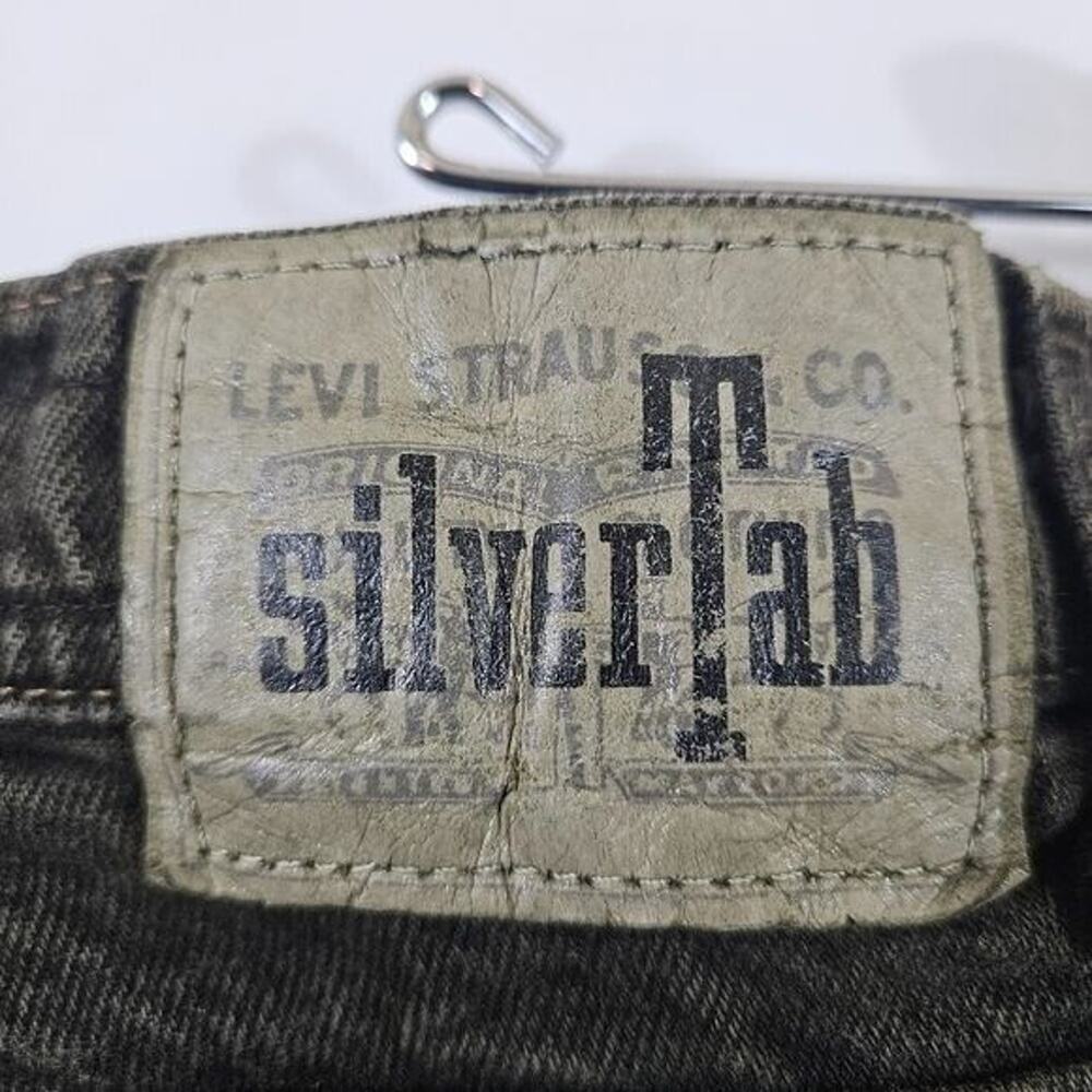Levi’s Silvertab Jeans Loose 29x34 Vintage Y2K Made In USA Black - Picture 8 of 10
